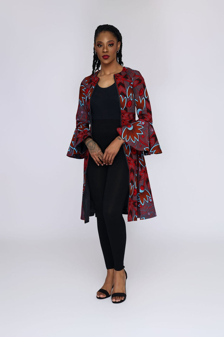 Ayele African Print Jacket Dress - Ray Darten