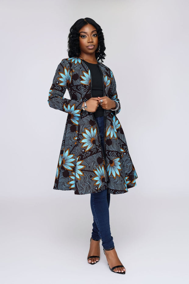 African Print Jacket-Dresses – Ray Darten