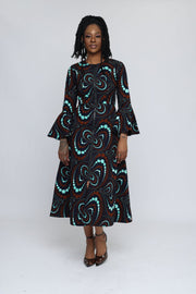 Zainab African Print Jacket Dress