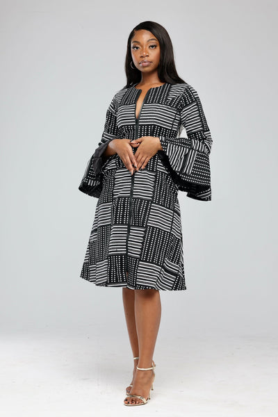 Sanusi African Print Jacket Dress - Ray Darten