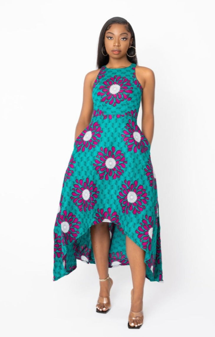 Wemimo African Print Dress