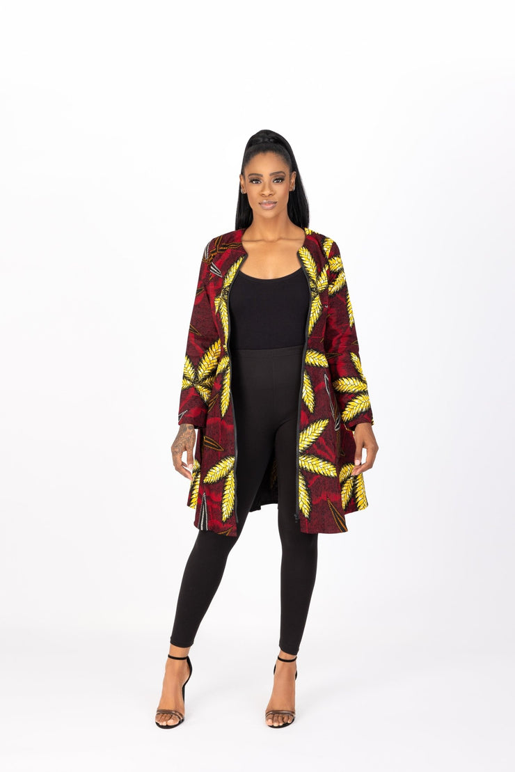 Lilo African Print Jacket Dress - Ray Darten
