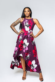 Deola African Print Dress