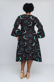 Zainab African Print Jacket Dress