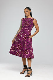Okemesi African Print Dress