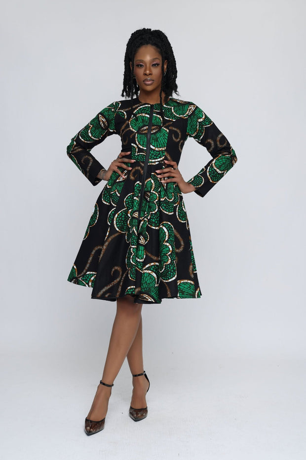 Bami African Print Jacket Dress - Ray Darten