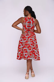 Omoge African Print Dress - Ray Darten