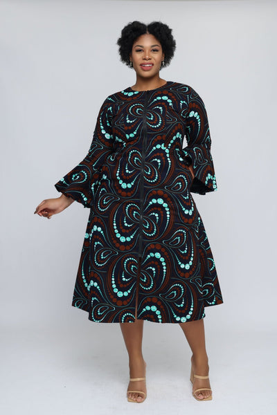 Zainab African Print Jacket Dress