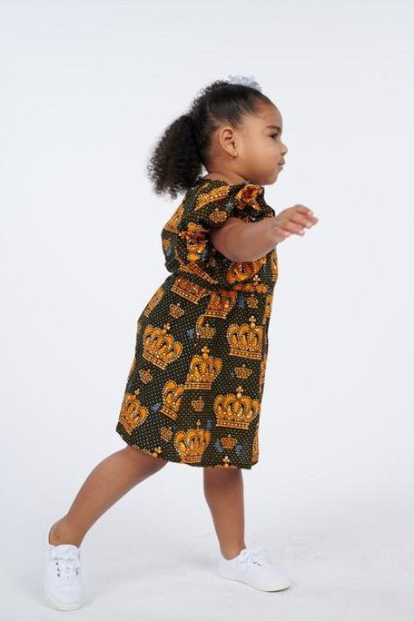 Joba African Print Dress - Kids - Ray Darten