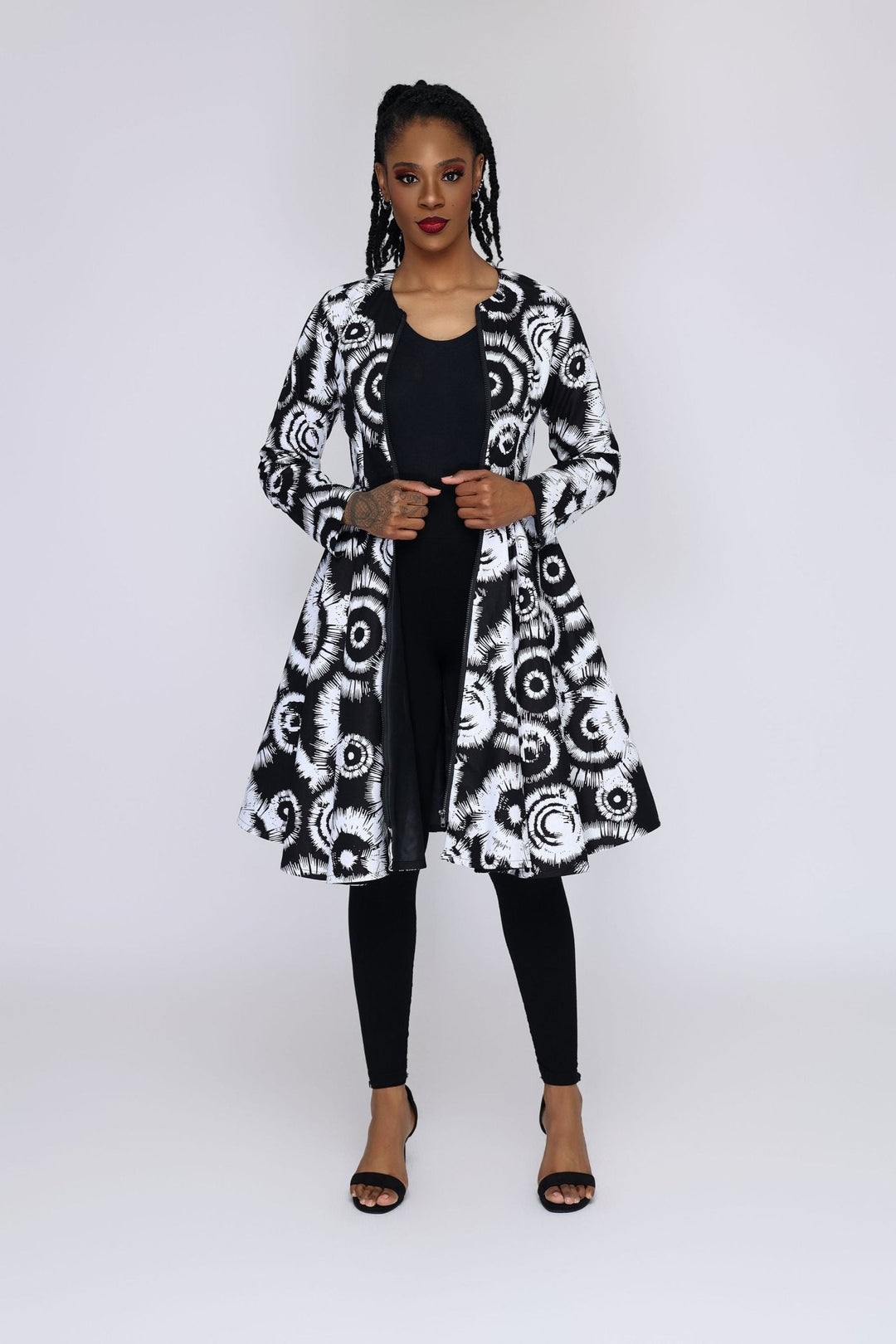 Owiwi African Print Jacket Dress – Ray Darten