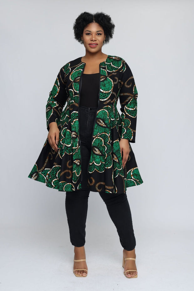 Bami African Print Jacket Dress - Ray Darten