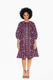 Ami African Print Jacket Dress - Ray Darten