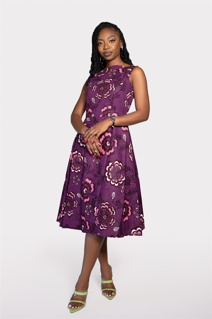 Okemesi African Print Dress