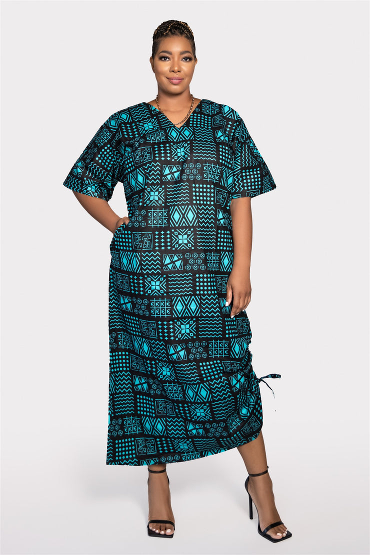 Darimi African Print Kaftan