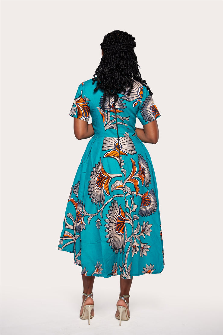 Ikate African Print Dress