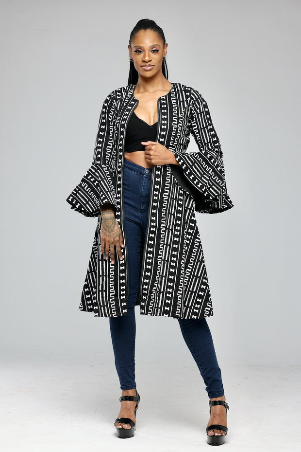 Shoki African Print Jacket Dress - Ray Darten