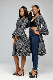 Shoki African Print Jacket Dress - Ray Darten