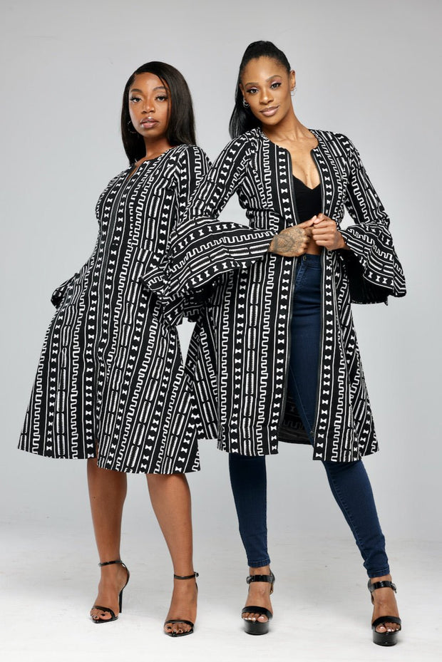 Shoki African Print Jacket Dress - Ray Darten