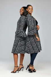 Shoki African Print Jacket Dress - Ray Darten