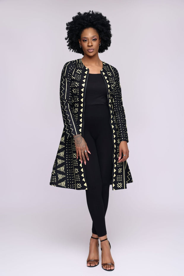 Dara African Print Jacket Dress - Ray Darten