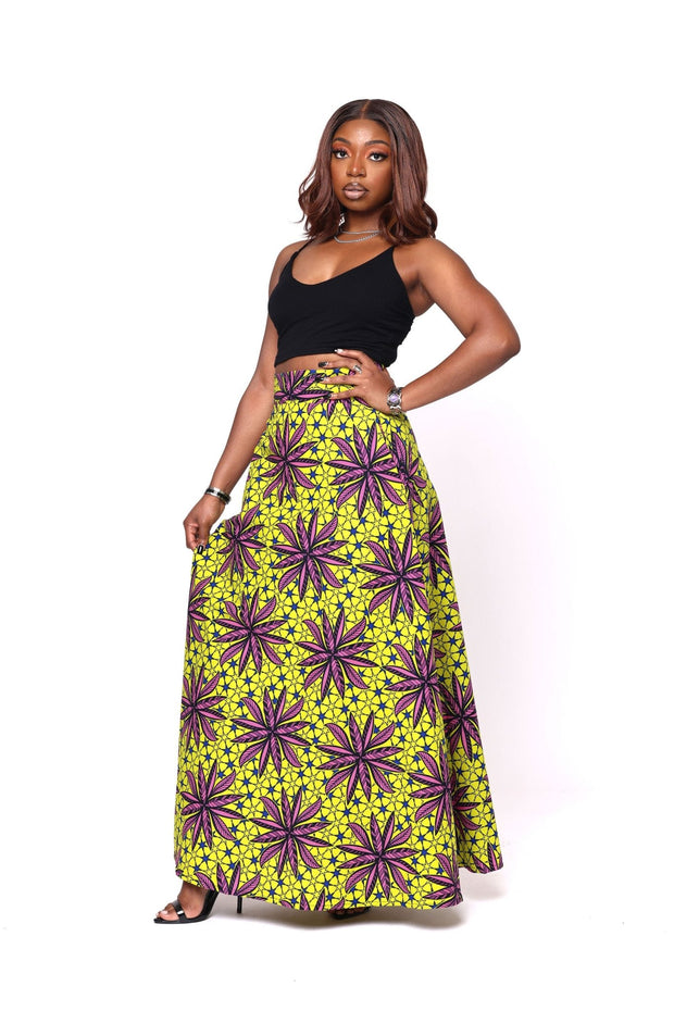 Anfani African Print Skirt - Ray Darten