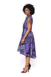 Taraji African Print Dress - Ray Darten