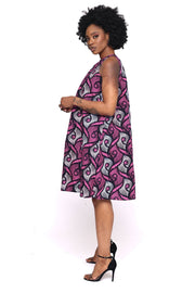 Jabari African Print Dress - Ray Darten