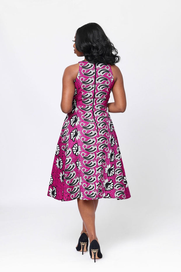 Kosofe African Print Dress - Ray Darten