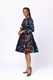 Tamilore African Print Jacket Dress - Ray Darten