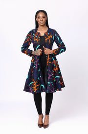 Tamilore African Print Jacket Dress - Ray Darten