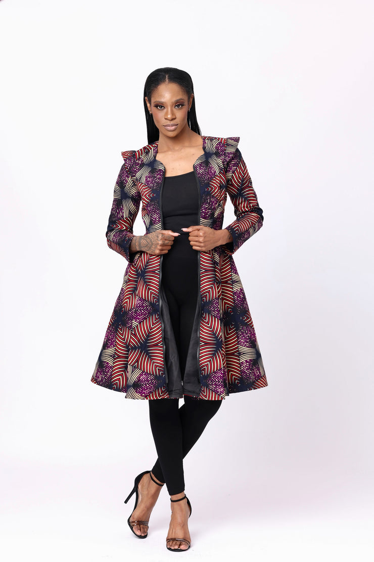 Itanna African Print Jacket Dress