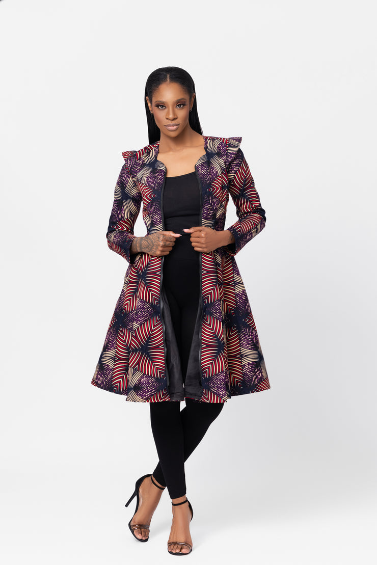 Itanna African Print Jacket Dress