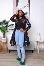 Tamilore African Print Jacket Dress - Ray Darten