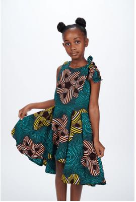 Ashani African Print Dress - Kids - Ray Darten