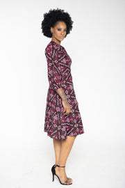 Ami African Print Jacket Dress - Ray Darten