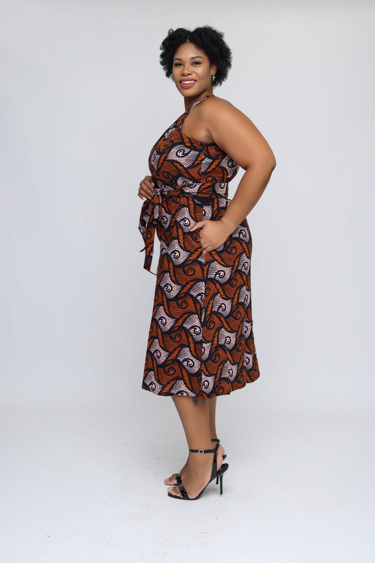 Sisi African Print Dress - Ray Darten