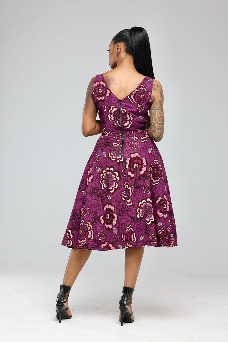 Okemesi African Print Dress