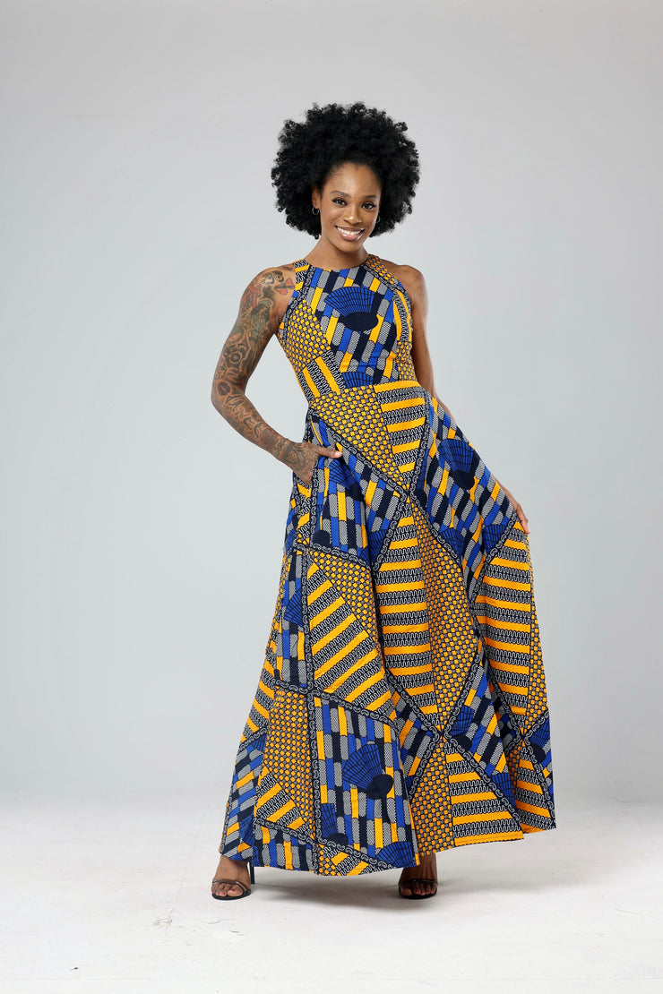 Demi African Print Dress