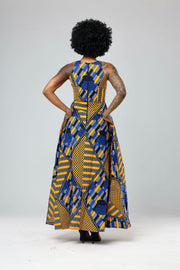 Demi African Print Dress