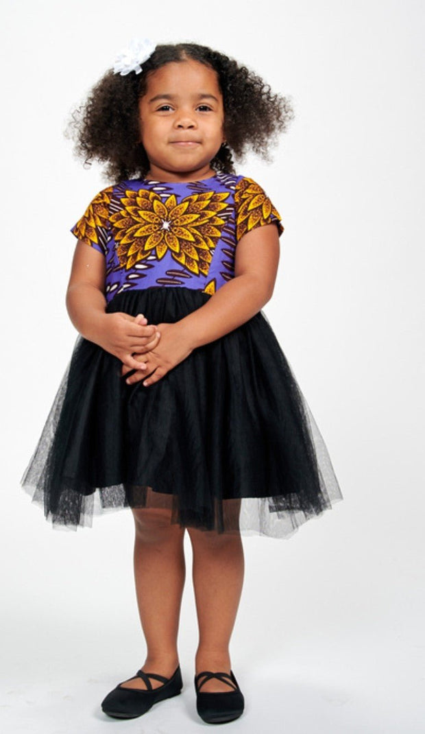 Omore African Print Dress Kids - Ray Darten