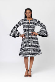 Ponmile African Print Jacket Dress - Ray Darten