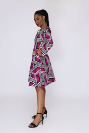 Coker Women’s African Print Jacket Dress - Ray Darten