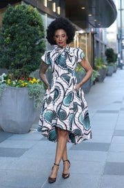 Mokola African Print Dress - Ray Darten
