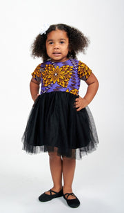 Omore African Print Dress Kids - Ray Darten