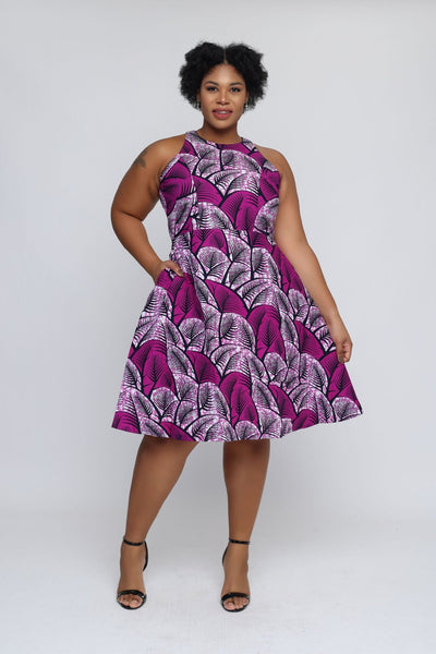 Desta African Print Dress - Ray Darten
