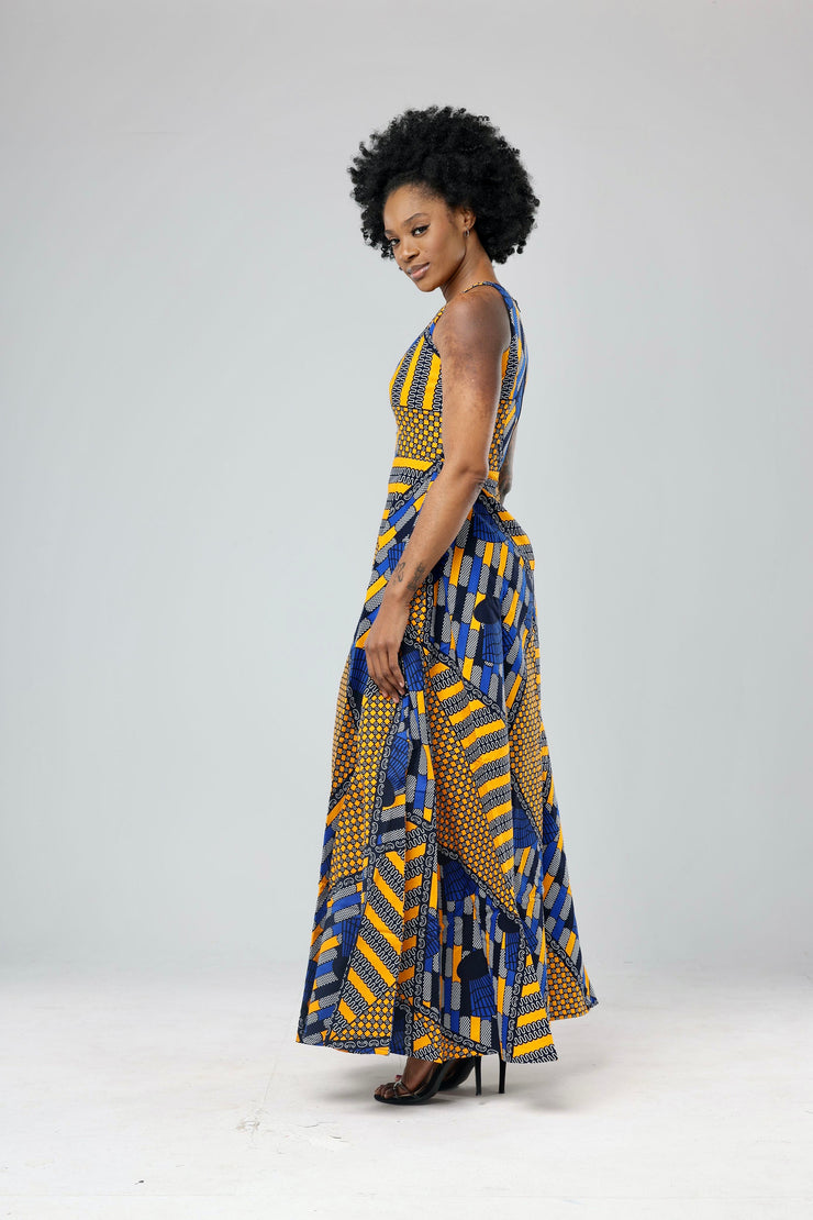 Demi African Print Dress