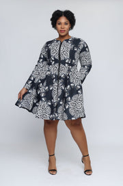 Oge African Print Jacket Dress - Ray Darten