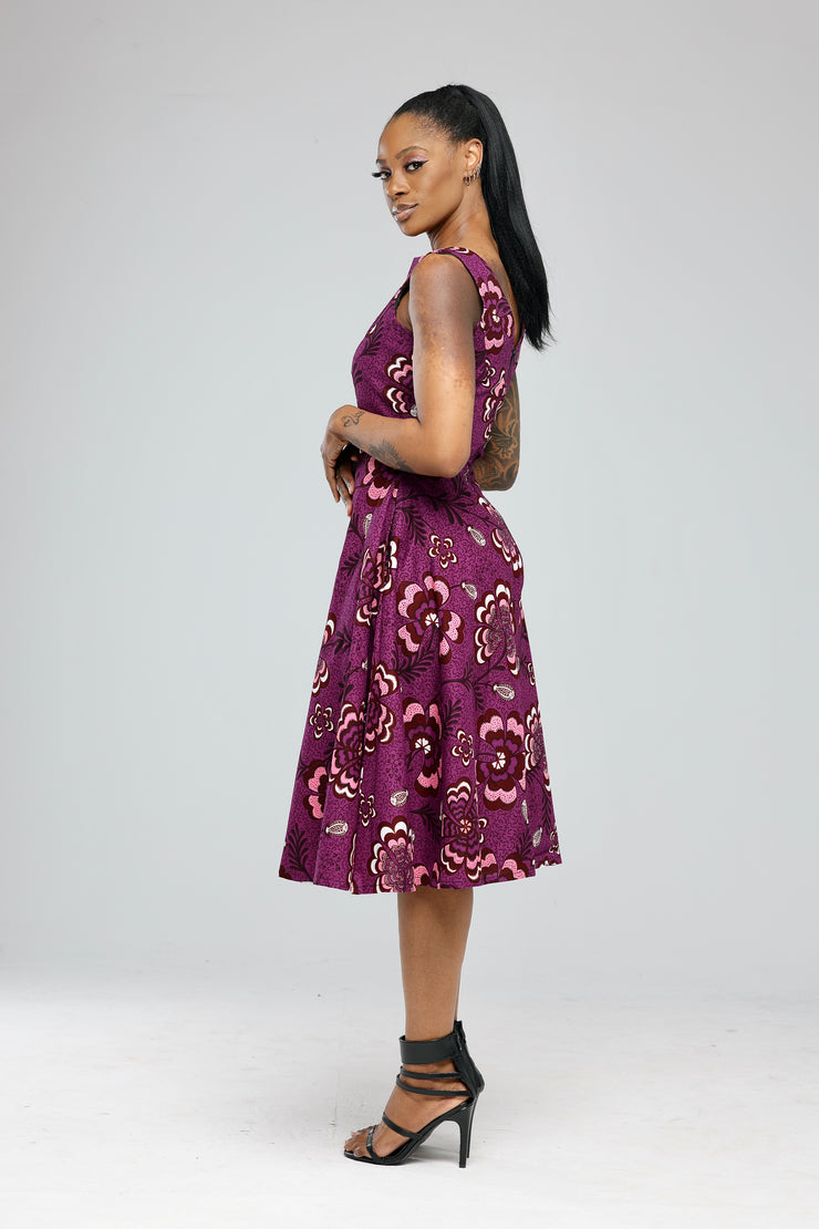 Okemesi African Print Dress