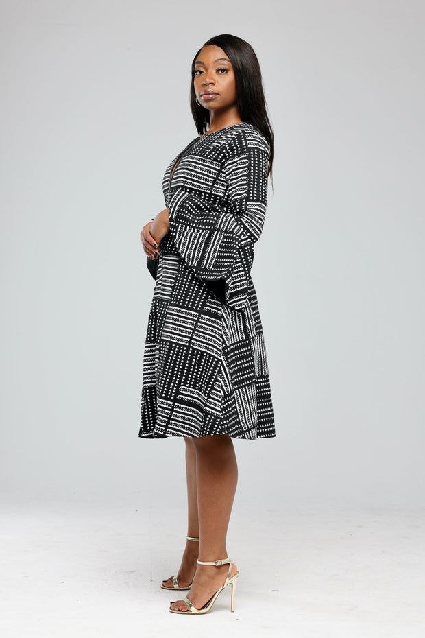 Sanusi African Print Jacket Dress - Ray Darten