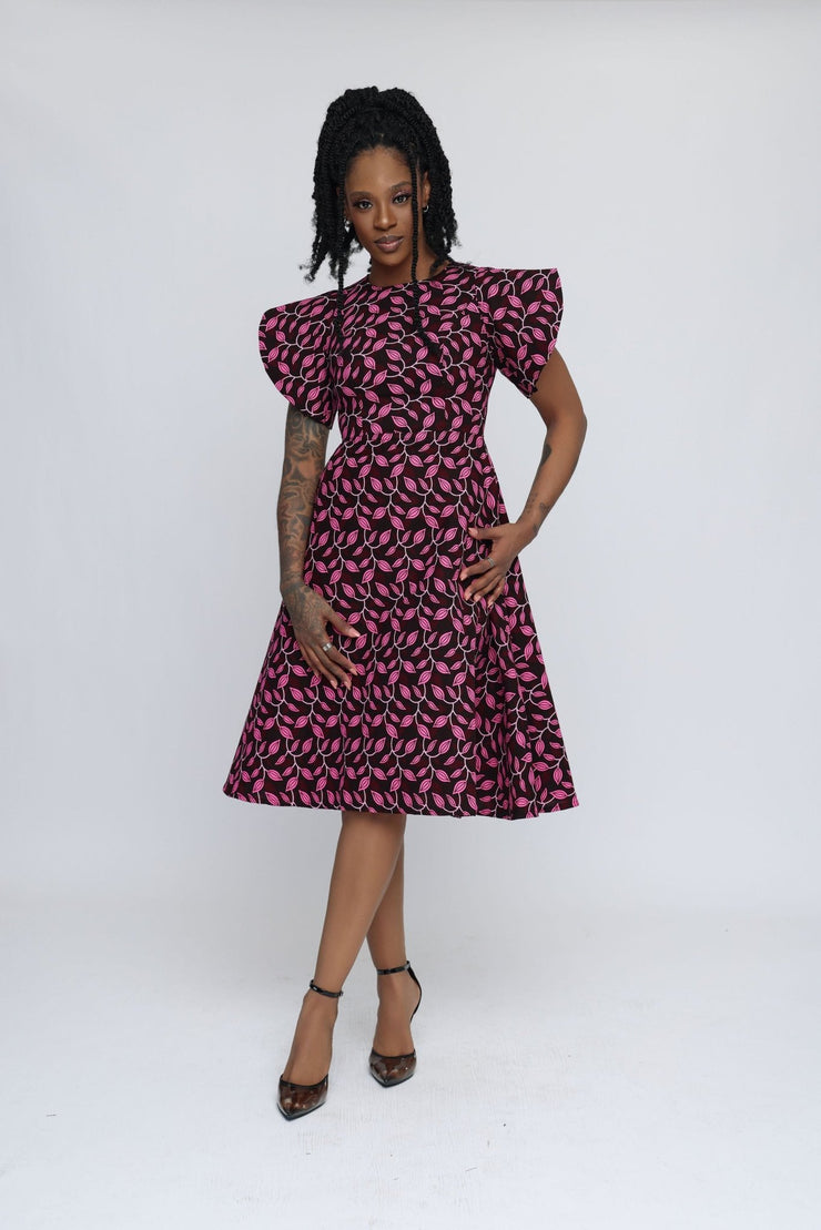 Deola African Print Dress - Ray Darten